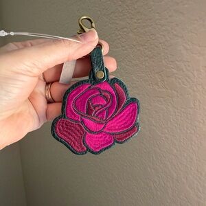 Portland Leather goods, Portland Rose charm